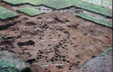 Mount Sandel excavation in Coleraine, Northern 							Ireland